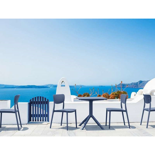 SKY DARK GREY ΒΑΣΗ ΠΟΛ/ΝΙΟΥ 80x80x73