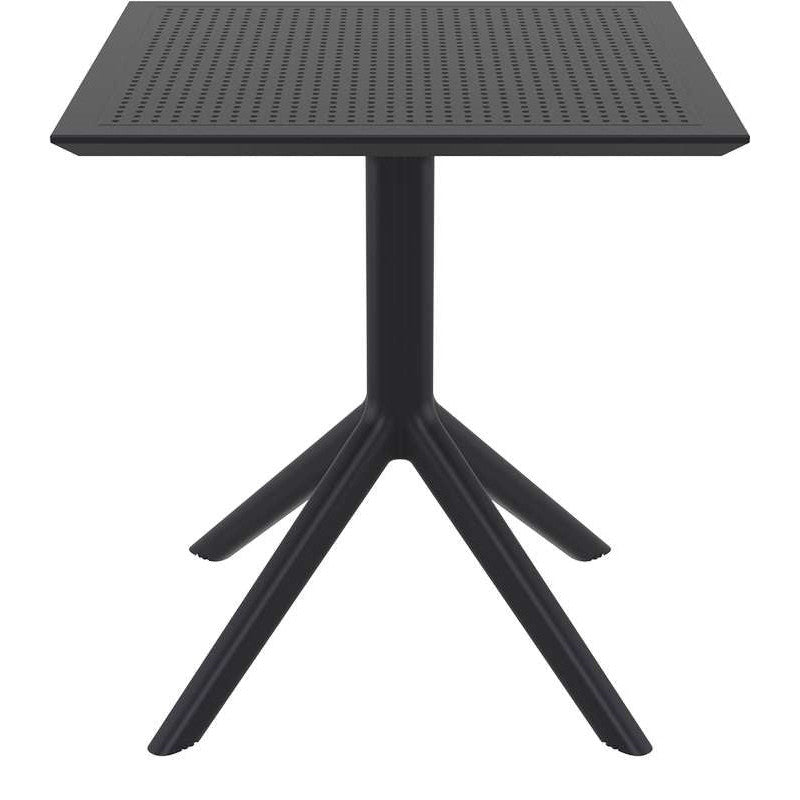 SKY BLACK ΤΡΑΠΕΖΙ ΠΟΛ/ΝΙΟΥ 70x70x74