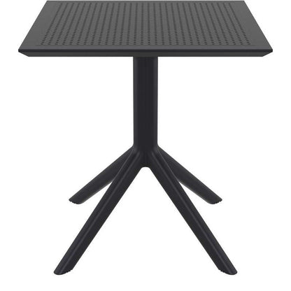SKY BLACK ΤΡΑΠΕΖΙ ΠΟΛ/ΝΙΟΥ 70x70x74