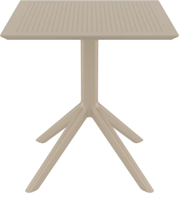 SKY TAUPE ΤΡΑΠΕΖΙ ΠΟΛ/ΝΙΟΥ 70x70x74