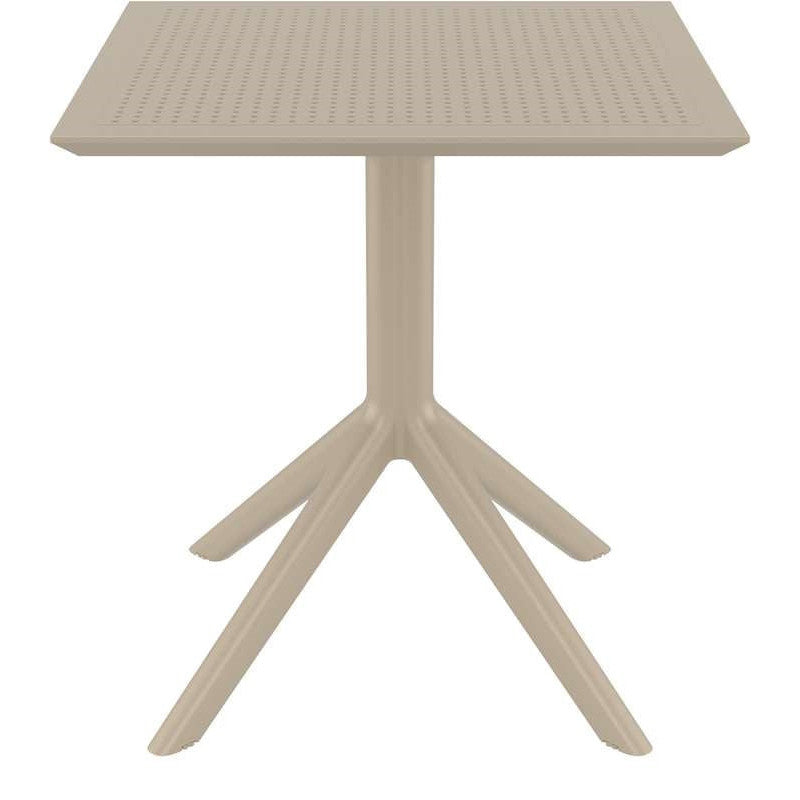SKY TAUPE ΤΡΑΠΕΖΙ ΠΟΛ/ΝΙΟΥ 70x70x74