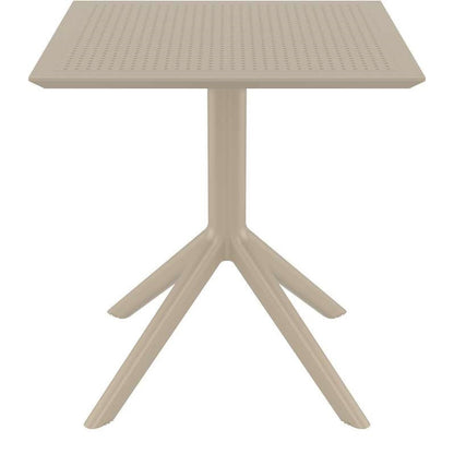 SKY TAUPE ΤΡΑΠΕΖΙ ΠΟΛ/ΝΙΟΥ 70x70x74