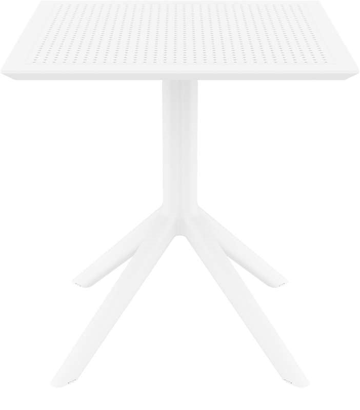 SKY WHITE ΤΡΑΠΕΖΙ ΠΟΛ/ΝΙΟΥ 70x70x74