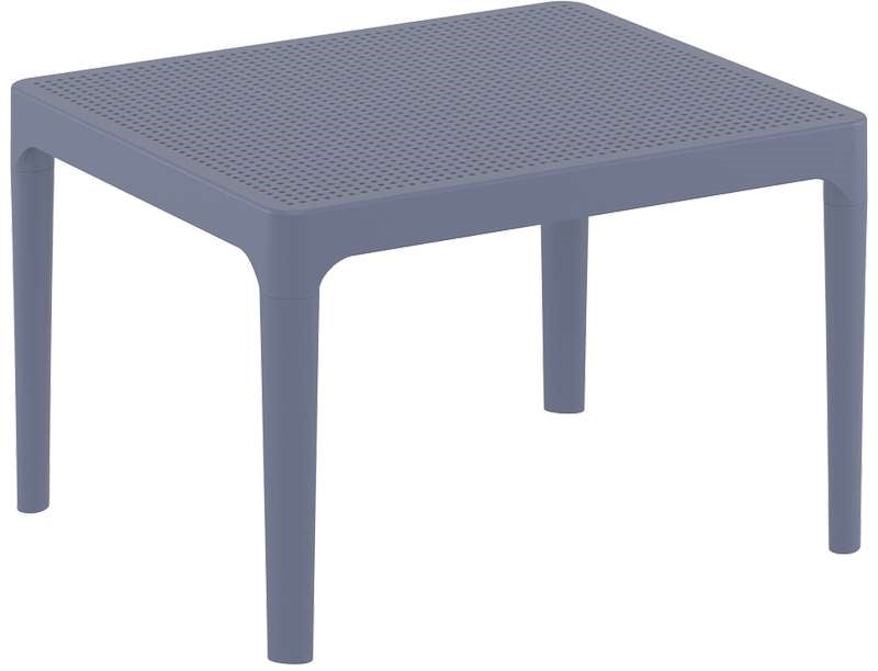 SKY DARK GREY ΤΡΑΠΕΖΙ ΠΟΛ/ΝΙΟΥ 50x60x40