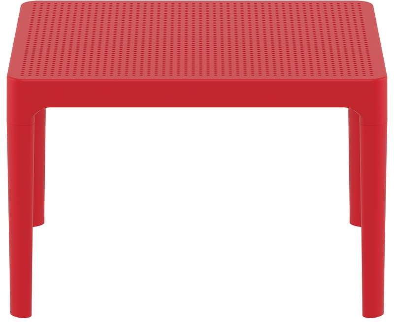 SKY RED PLASTIC TABLE 50x60x40