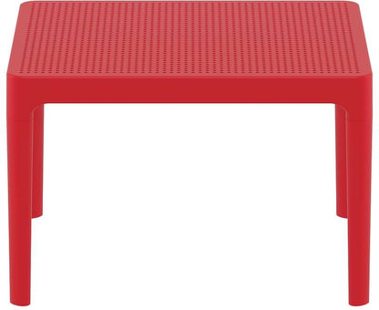 SKY RED PLASTIC TABLE 50x60x40