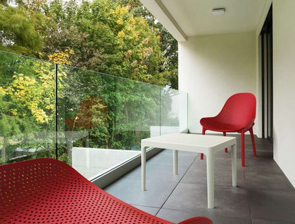 SKY RED PLASTIC TABLE 50x60x40