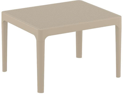 SKY TAUPE PLASTIC TABLE 50x60x40