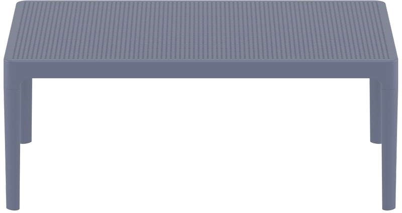SKY DARK GREY ΤΡΑΠΕΖΙ ΠΟΛ/ΝΙΟΥ 100x60x40
