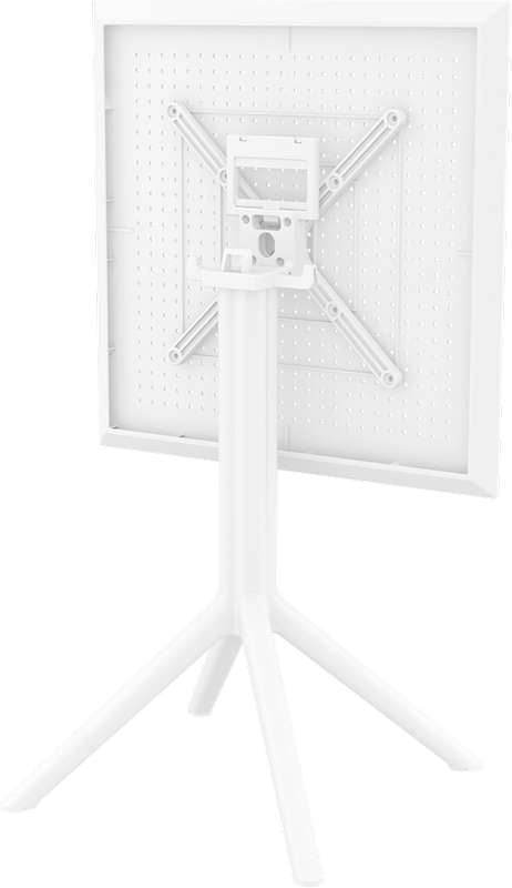 SKY WHITE ΤΡΑΠΕΖΙ ΠΤΥΣ/ΝΟ ΠΟΛ/ΝΙΟΥ 60x60x74
