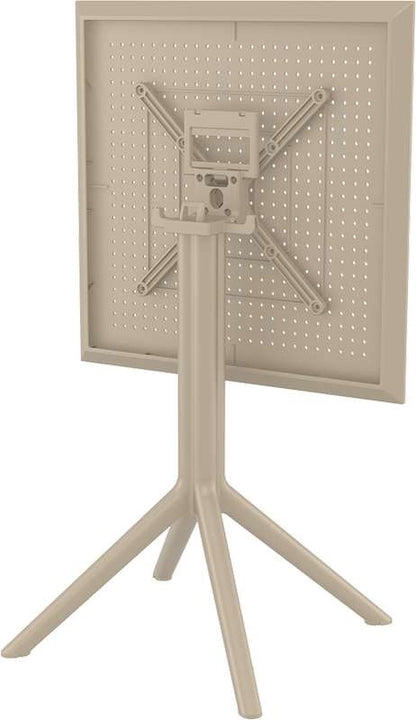SKY TAUPE ΤΡΑΠΕΖΙ ΠΤΥΣ/ΝΟ ΠΟΛ/ΝΙΟΥ 60x60x74