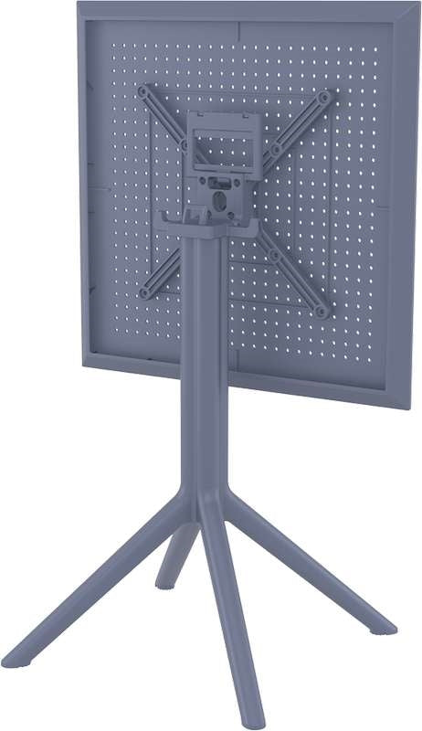 SKY DARK GREY FOLDING TABLE 60x60x74