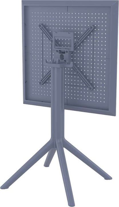 SKY DARK GREY FOLDING TABLE 60x60x74