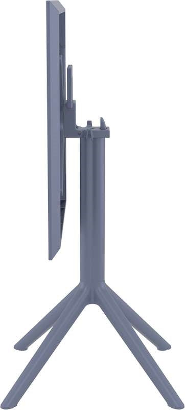 SKY DARK GREY FOLDING TABLE 60x60x74