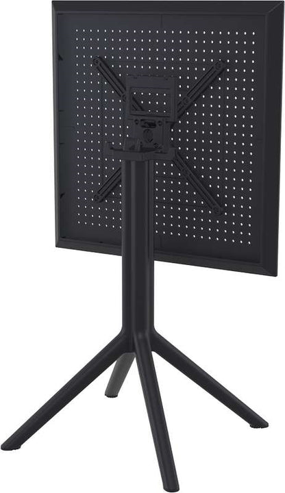 SKY BLACK ΤΡΑΠΕΖΙ ΠΤΥΣ/ΝΟ ΠΟΛ/ΝΙΟΥ 60x60x74