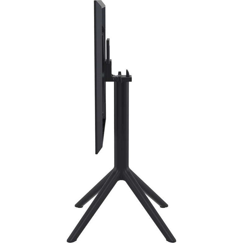 SKY BLACK ΤΡΑΠΕΖΙ ΠΤΥΣ/ΝΟ ΠΟΛ/ΝΙΟΥ 60x60x74