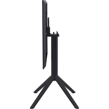 SKY BLACK ΤΡΑΠΕΖΙ ΠΤΥΣ/ΝΟ ΠΟΛ/ΝΙΟΥ 60x60x74