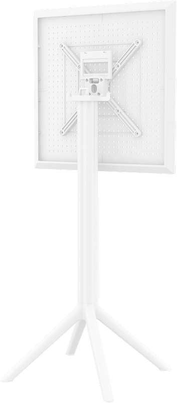 SKY WHITE BAR FOLDING TABLE POLYPROPYLENE 60x60x108