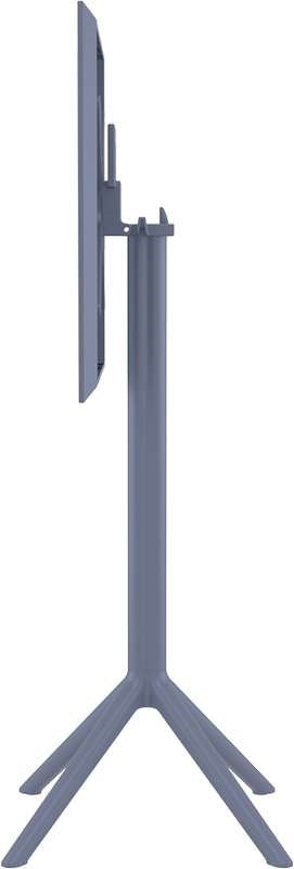 SKY DARK GREY BAR FOLDABLE TABLE POLYWOOD 60x60x108