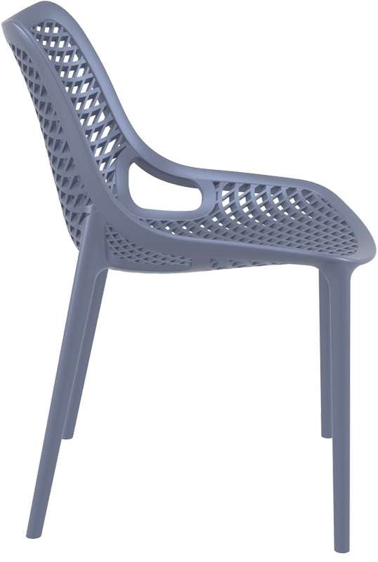 AIR ΚΑΡΕΚΛΑ DARK GREY ΠΟΛ/ΝΙΟΥ 50Χ60Χ82εκ.