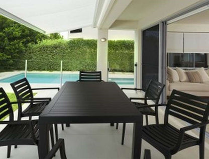 ARTEMIS BLACK POLYESTER ARMCHAIR 58x58x83.5