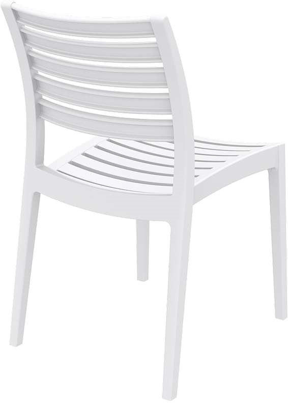 ARES CHAIR WHITE POLYPROPYLENE 48x58x83.7