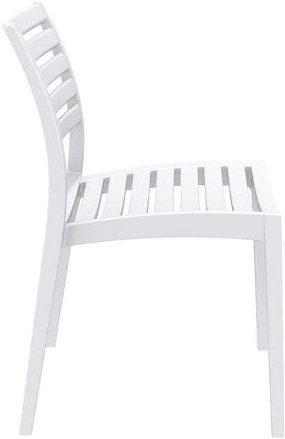 ARES CHAIR WHITE POLYPROPYLENE 48x58x83.7