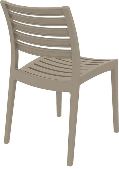 ARES CHAIR TAUPE POLYPROPYLENE 48x58x83.7