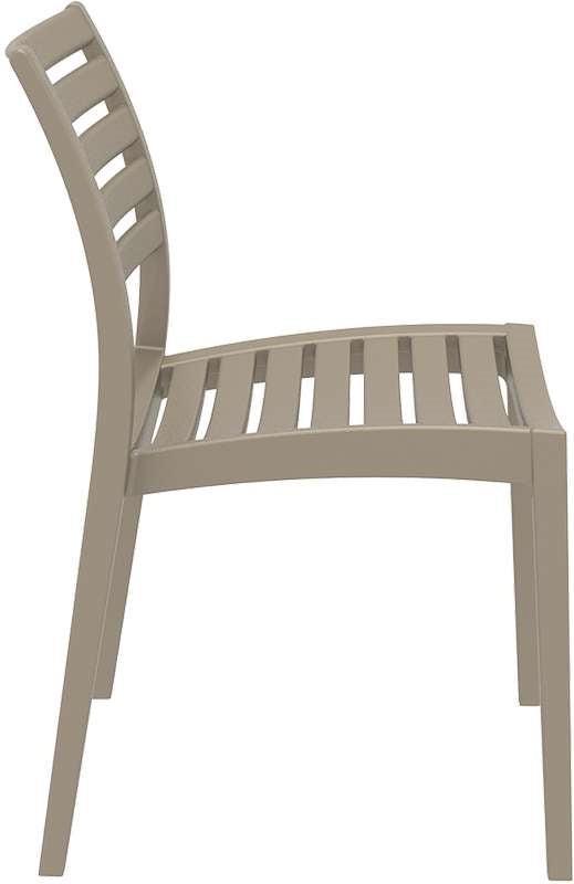 ARES CHAIR TAUPE POLYPROPYLENE 48x58x83.7