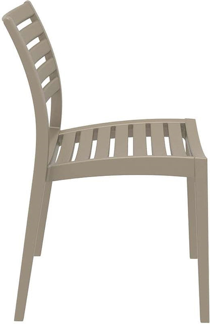 ARES CHAIR TAUPE POLYPROPYLENE 48x58x83.7