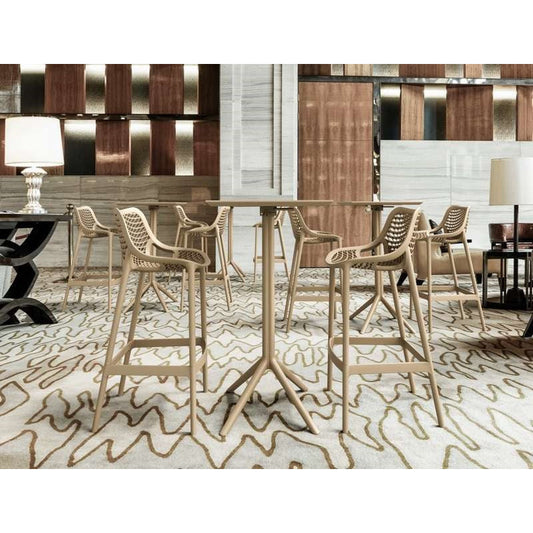 AIR ΣΚΑΜΠΟ TAUPE ΠΟΛ/ΝΙΟΥ 45x53x105