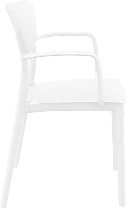 LISA WHITE ΠΟΛΥΘΡΟΝΑ ΠΟΛ/ΝΙΟΥ 54X53X82εκ.