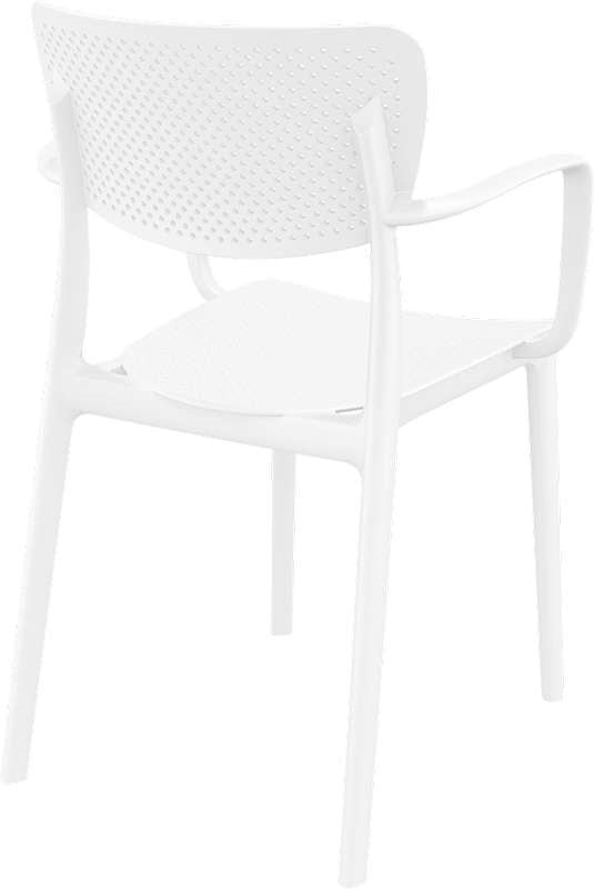 LOFT WHITE ΠΟΛΥΘΡΟΝΑ ΠΟΛ/ΝΙΟΥ 54X53X82εκ.