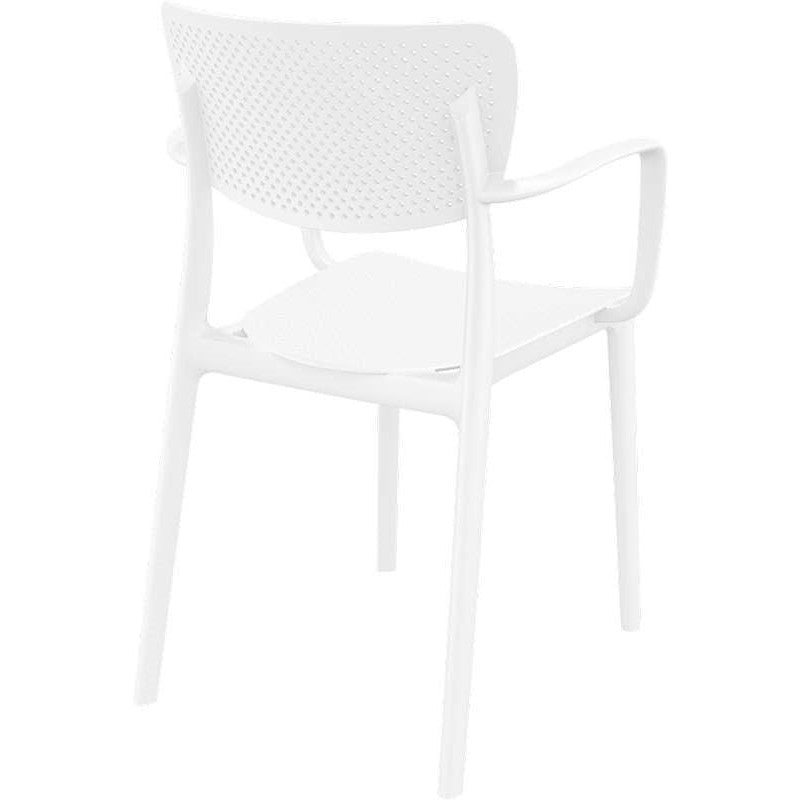 LOFT WHITE ΠΟΛΥΘΡΟΝΑ ΠΟΛ/ΝΙΟΥ 54x53x82