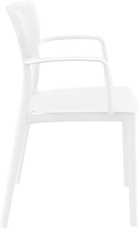 LOFT WHITE ΠΟΛΥΘΡΟΝΑ ΠΟΛ/ΝΙΟΥ 54X53X82εκ.