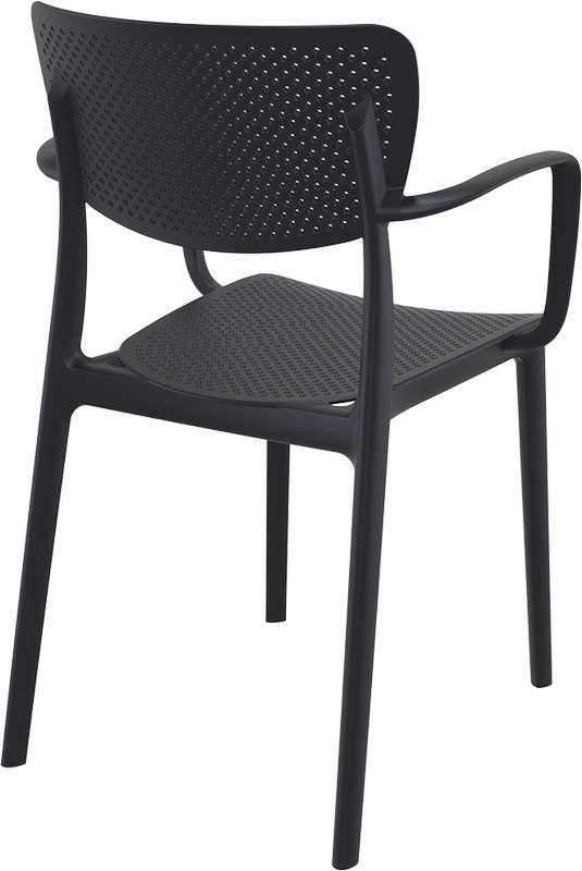 LOFT BLACK ΠΟΛΥΘΡΟΝΑ ΠΟΛ/ΝΙΟΥ 54X53X82εκ.