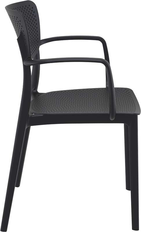 LOFT BLACK ΠΟΛΥΘΡΟΝΑ ΠΟΛ/ΝΙΟΥ 54X53X82εκ.