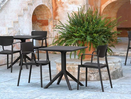 LOFT DARK GREY ΠΟΛΥΘΡΟΝΑ ΠΟΛ/ΝΙΟΥ 54X53X82εκ.