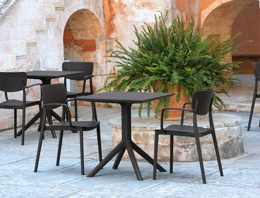 LOFT DARK GREY ΠΟΛΥΘΡΟΝΑ ΠΟΛ/ΝΙΟΥ 54X53X82εκ.