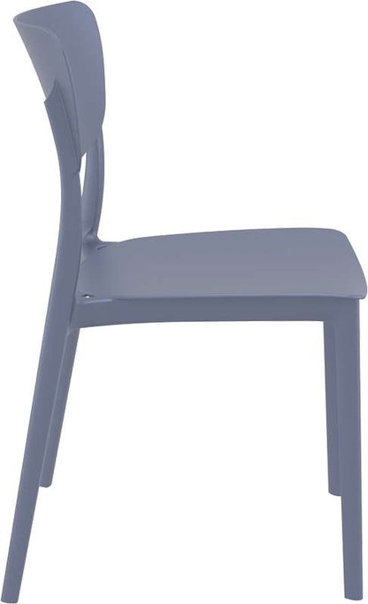 MONNA DARK GREY ΚΑΡΕΚΛΑ ΠΟΛ/ΝΙΟΥ 45x53x82