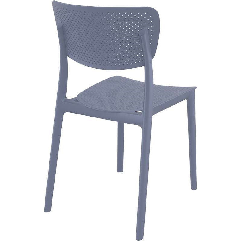 LUCY DARK GREY ΚΑΡΕΚΛΑ ΠΟΛΥΠΡΟΠΥΛΕΝΙΟΥ 45x53x82