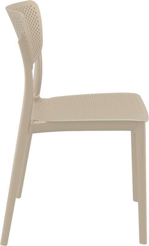 LUCY TAUPE ΚΑΡΕΚΛΑ ΠΟΛΥΠΡΟΠΥΛΕΝΙΟΥ 45x53x82