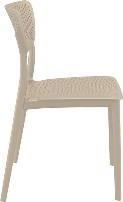 LUCY TAUPE ΚΑΡΕΚΛΑ ΠΟΛΥΠΡΟΠΥΛΕΝΙΟΥ 45x53x82