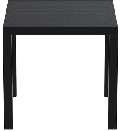 ARES BLACK POLYPROPYLENE TABLE 80x80x75
