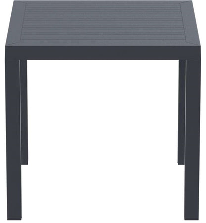 ARES TABLE DARK GREY POLYPROPYLENE 80x80x75