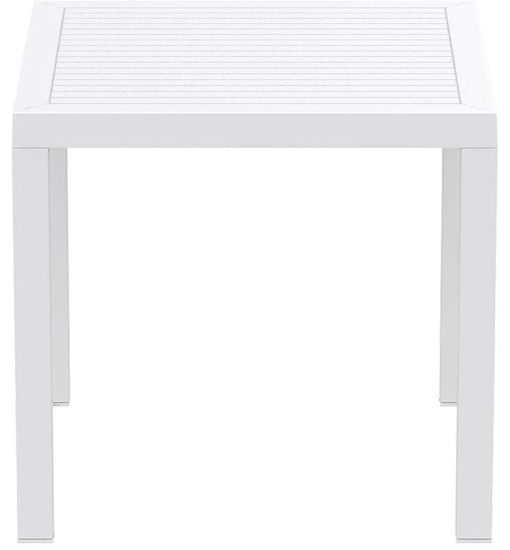 ARES TABLE WHITE POLYWOOD 80x80x75