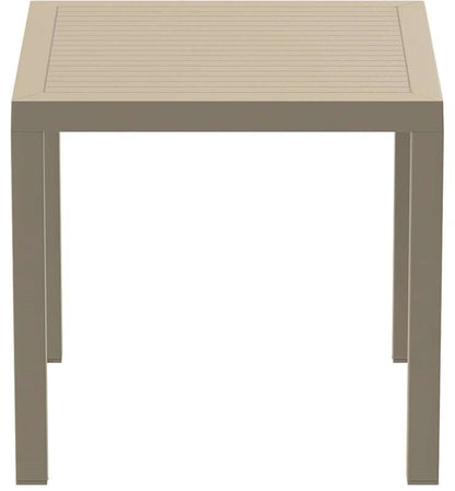ARES TABLE TAUPE POLYPROPYLENE 80x80x75