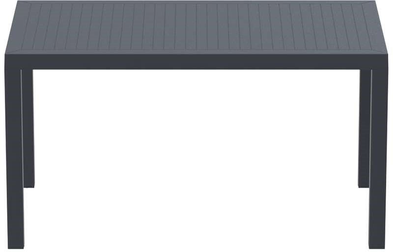 ARES TABLE DARK GREY POLYPROPYLENE 140x80x75