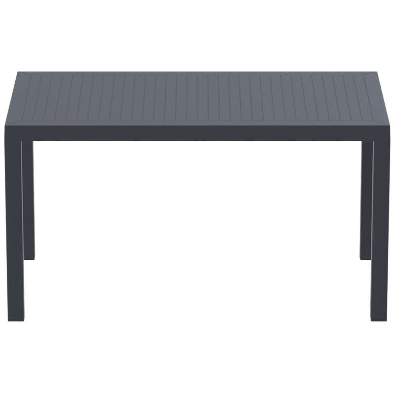 ARES ΤΡΑΠΕΖΙ DARK GREY ΠΟΛ/ΝΙΟΥ 140x80x75