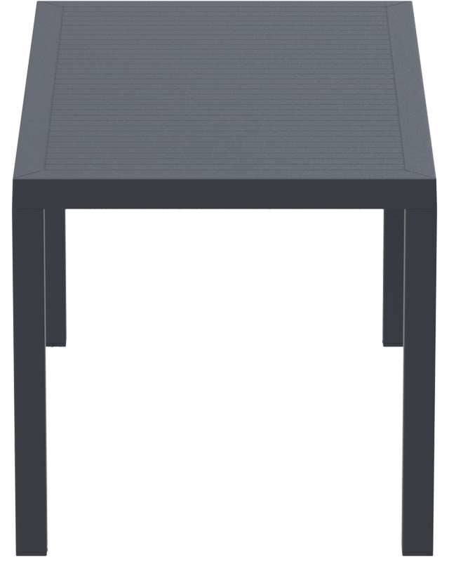 ARES TABLE DARK GREY POLYPROPYLENE 140x80x75